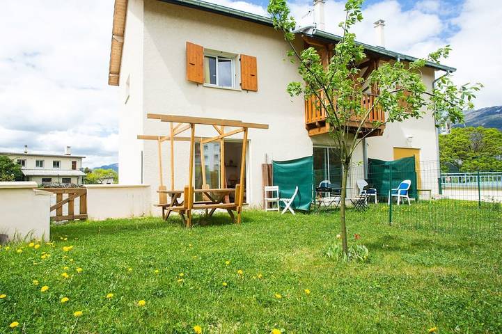 Appartement de vacances pour 5 personnes, avec Jardin