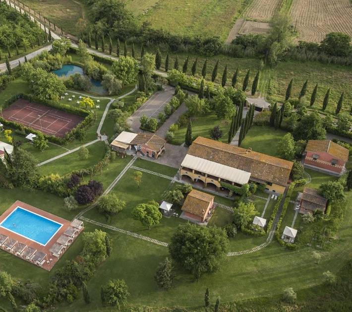 Maison de campagne pour 6 personnes, avec Balcon et Terrasse ainsi que Jardin et Piscine à Empoli