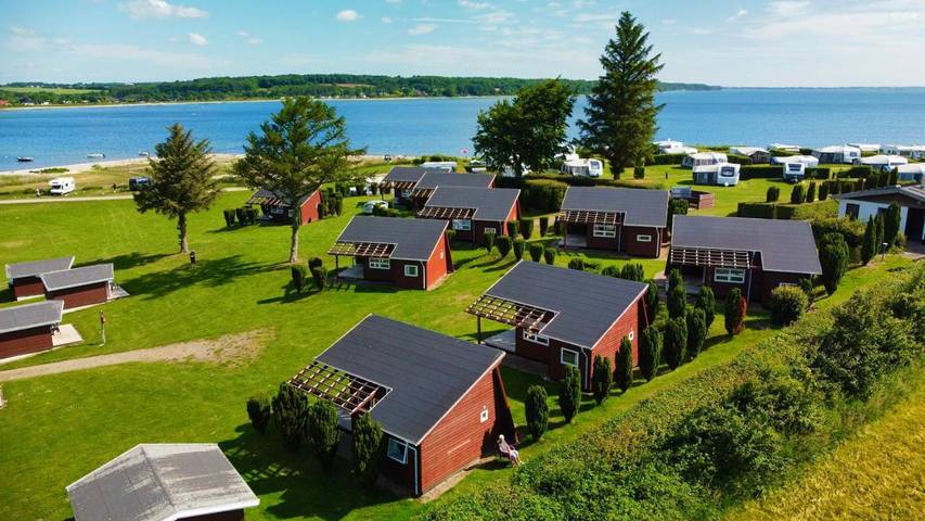 Camping pour 4 personnes, avec vue et jardin, animaux acceptés au Danemark - 3