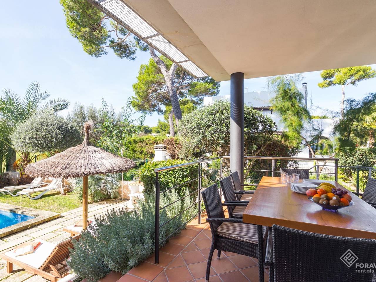 Baulo Pleta - Modernes Ferienhaus mit Schwimmbad und Garten in Son Bauló in Can Picafort, Santa Margalida