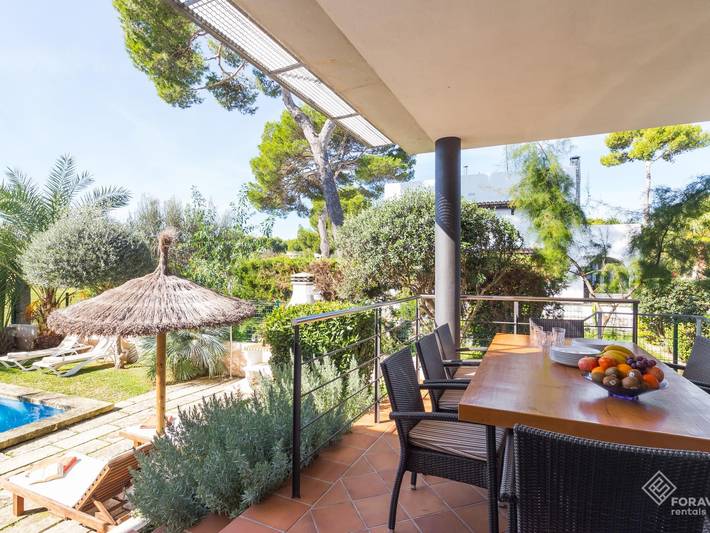 Luxus-Finca für 8 Personen, mit Balkon/Terrasse und Garten sowie Pool in Can Picafort - 4