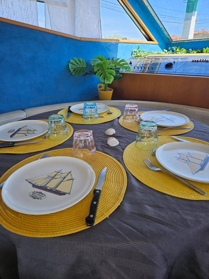 Bateau pour 6 personnes, avec terrasse ainsi que jardin et vue à Port-Saint-Louis-du-Rhône - 3