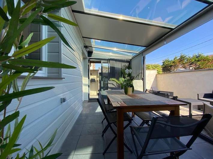 Location de vacances pour 6 personnes, avec terrasse à Colleville-Montgomery