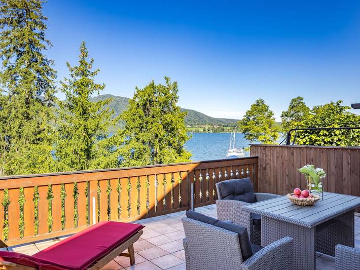 Ferienwohnung für 4 Personen, mit Ausblick und Seeblick sowie Terrasse in Gmund - 4