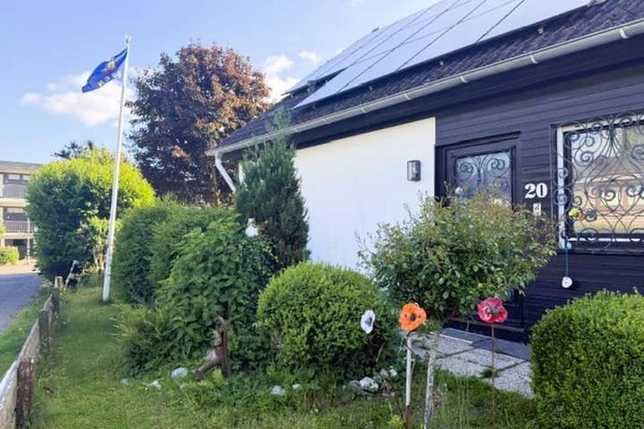 Ferienhaus für 5 Personen, mit Terrasse und Garten sowie Sauna