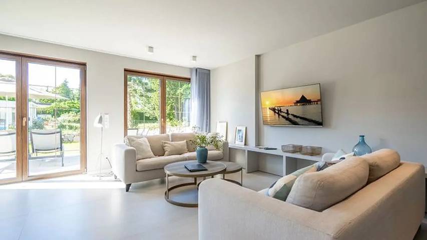 Ferienhaus für 8 Personen, mit Balkon und Terrasse sowie Sauna in Heringsdorf