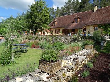 Chambre d’hôte pour 5 personnes, avec jardin à Le Bugue