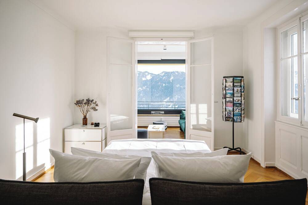 Ganze Wohnung, Design mountain retreat with panoramic views in Leysin, Alpes Vaudoises