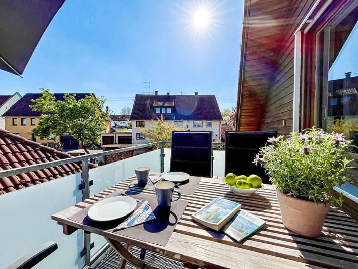 Ferienwohnung für 4 Personen, mit Balkon und Garten in Naturpark Obere Donau