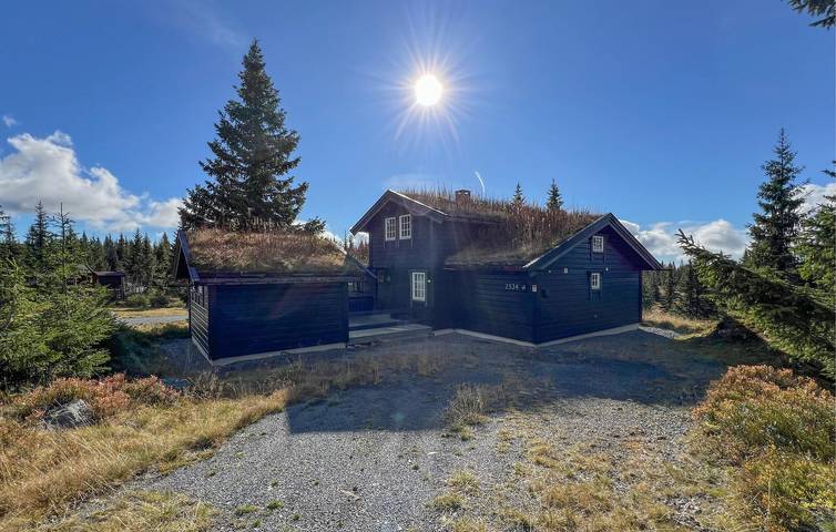 Location de vacances pour 6 personnes, avec jardin ainsi que terrasse et sauna dans Sjusjoen - 2