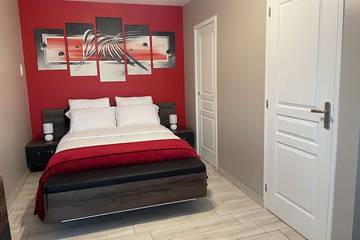 Chambre d’hôte pour 2 personnes, avec jacuzzi à Les Hayes