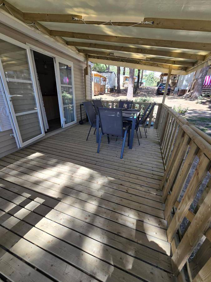 Camping pour 6 personnes, avec jardin ainsi que piscine et sauna à Vendres - 4