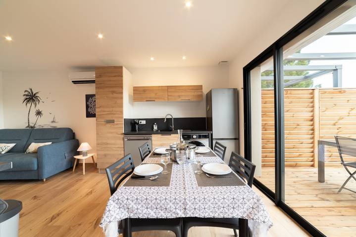 Gîte pour 4 personnes, avec bassin pour enfant et jardin, animaux acceptés dans les Pyrénées-Orientales - 3
