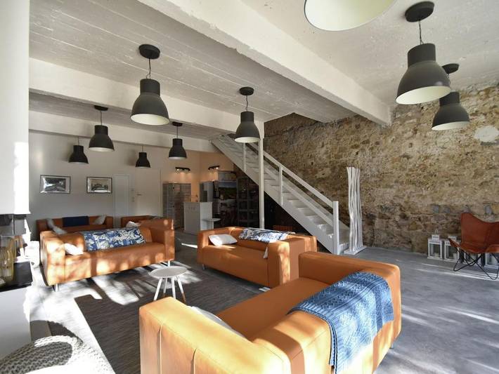 Appartement de vacances pour 4 personnes, avec Balcon et Terrasse ainsi que Jardin et Piscine