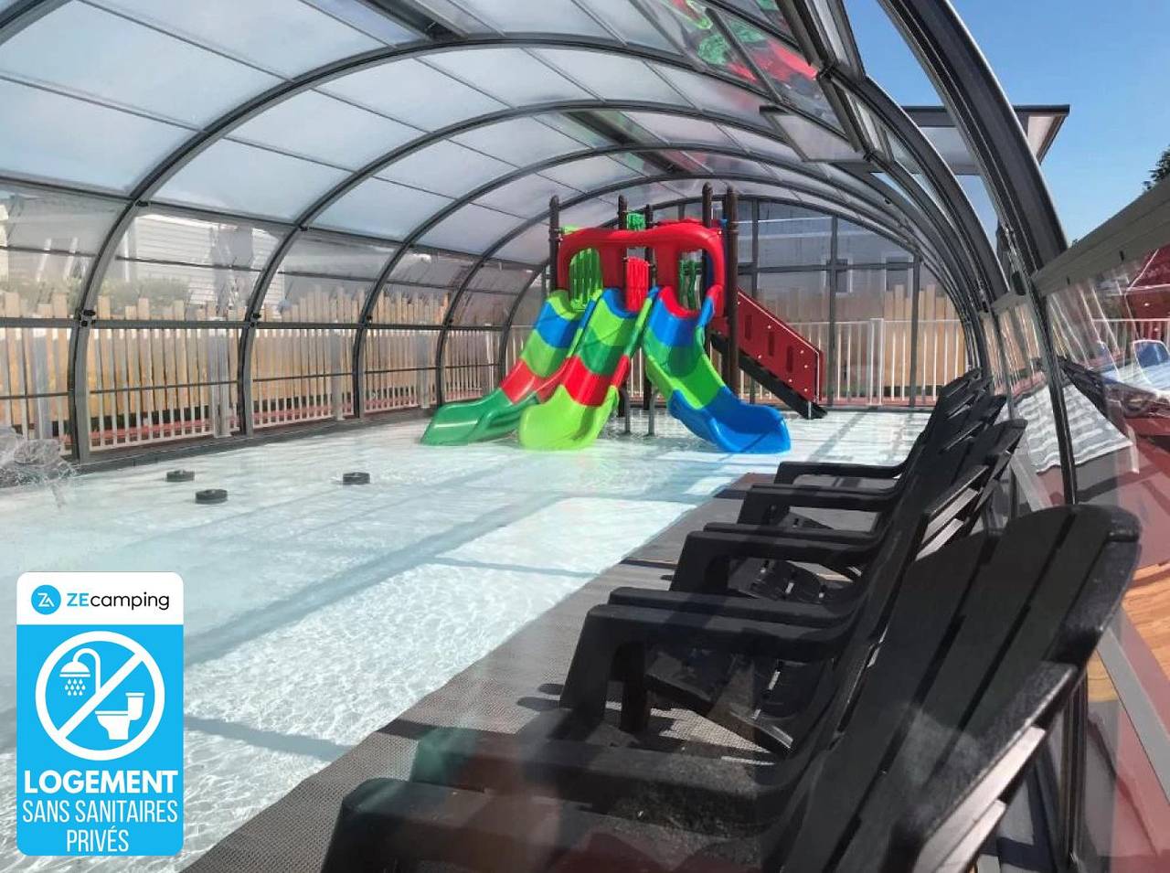 Camping 4 étoiles - Piscine in Quettehou, Región de Cherbourg