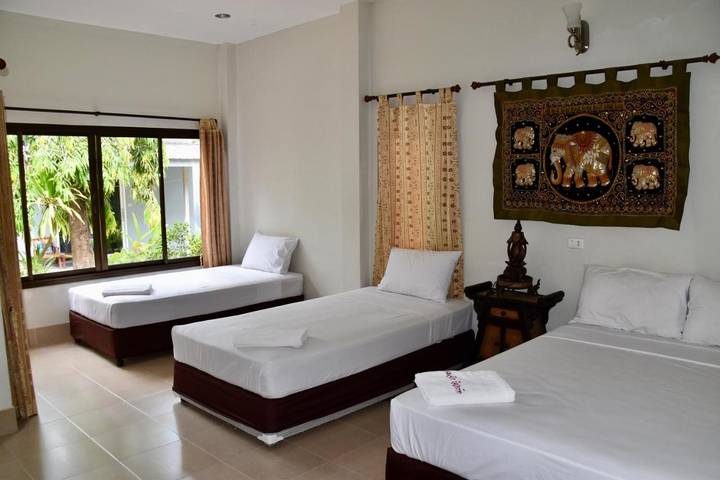 Station pour 3 personnes, avec terrasse et jardin à Lamai Beach - 3