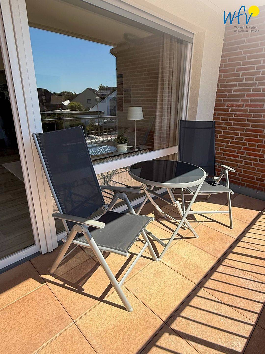 Appartement entier, Gemütliche Ferienwohnung Perla auf Borkum mit sonnigem Balkon in Borkum
