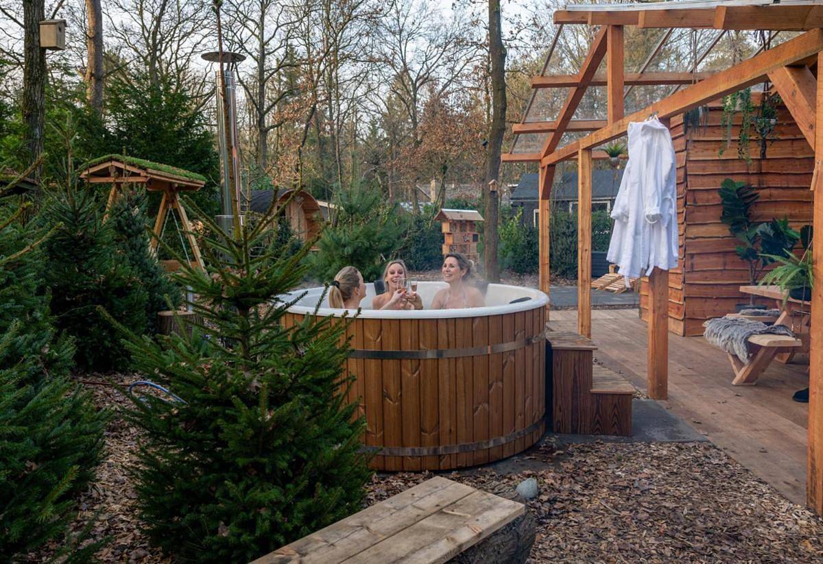 Zen-Bungalow No 3 met sauna en hottub in Hardenberg, Regio Zwolle