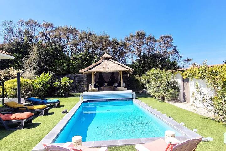 Location de vacances pour 7 personnes, avec jacuzzi et jardin, animaux acceptés dans Labenne Océan