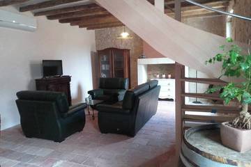 Gîte pour 4 personnes, avec terrasse et jardin, animaux acceptés dans Lublé