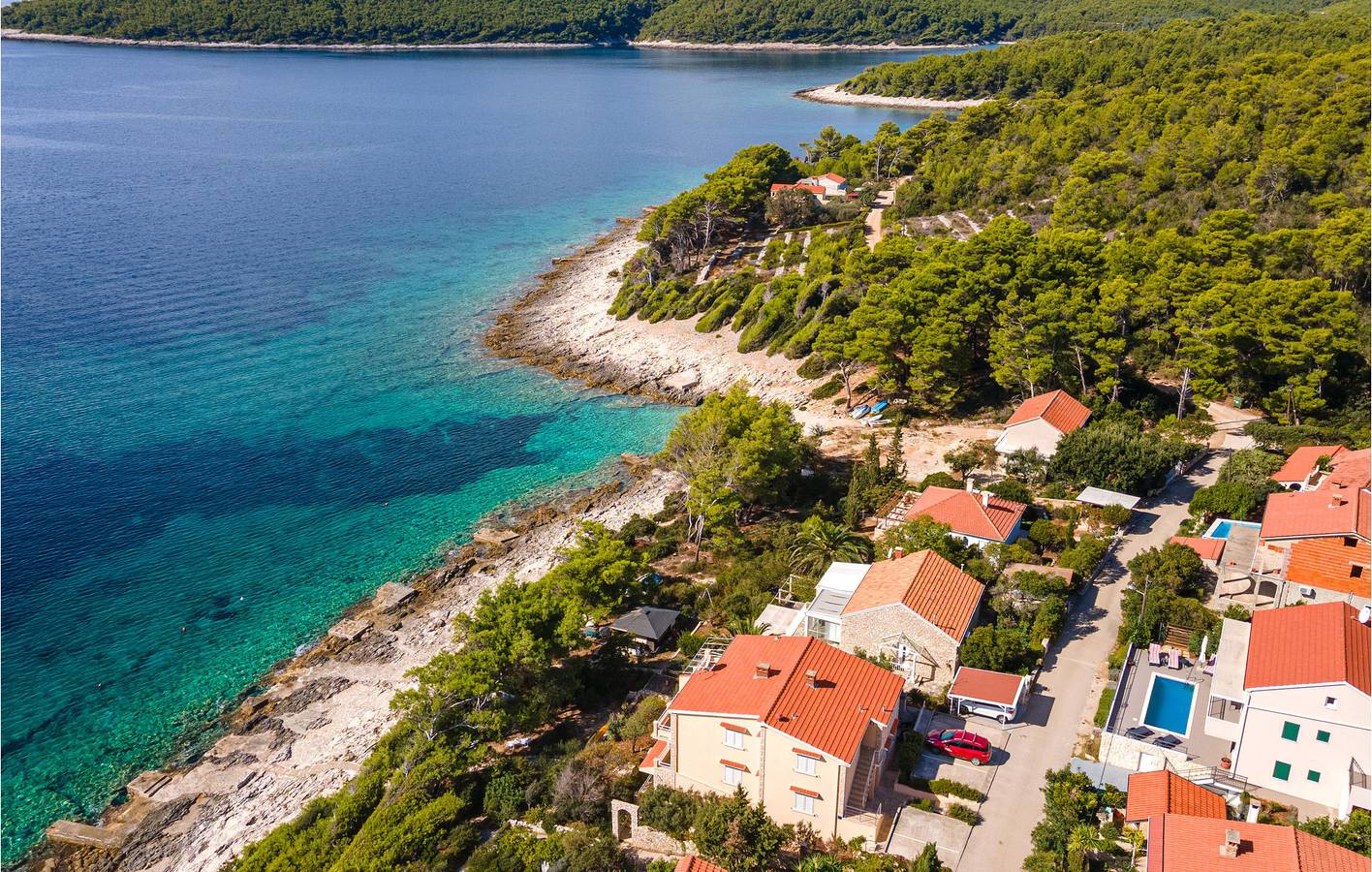 Ferienhaus für 8 Personen mit Terrasse in Vela Luka, Korcula