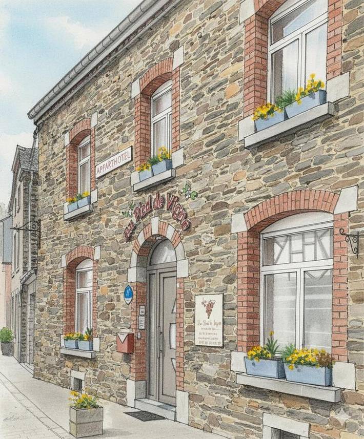 Appart’hôtel pour 2 personnes, avec Terrasse et Jardin dans Carlsbourg