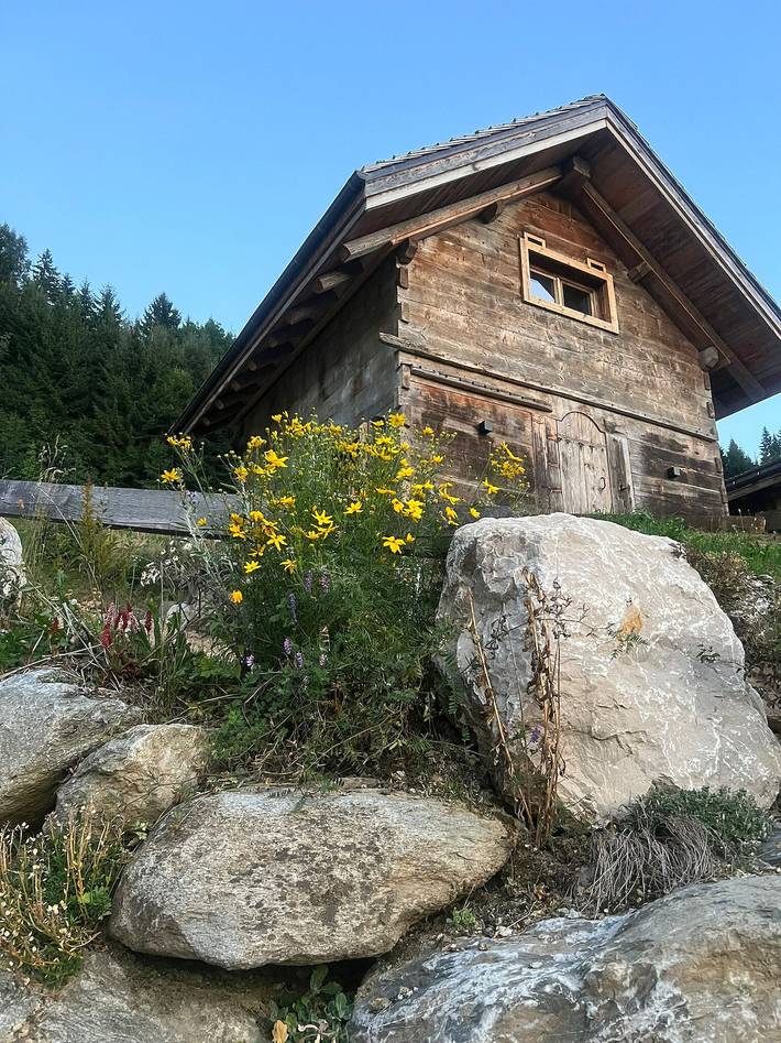 Chalet pour 4 personnes, avec jacuzzi et jardin à Combloux