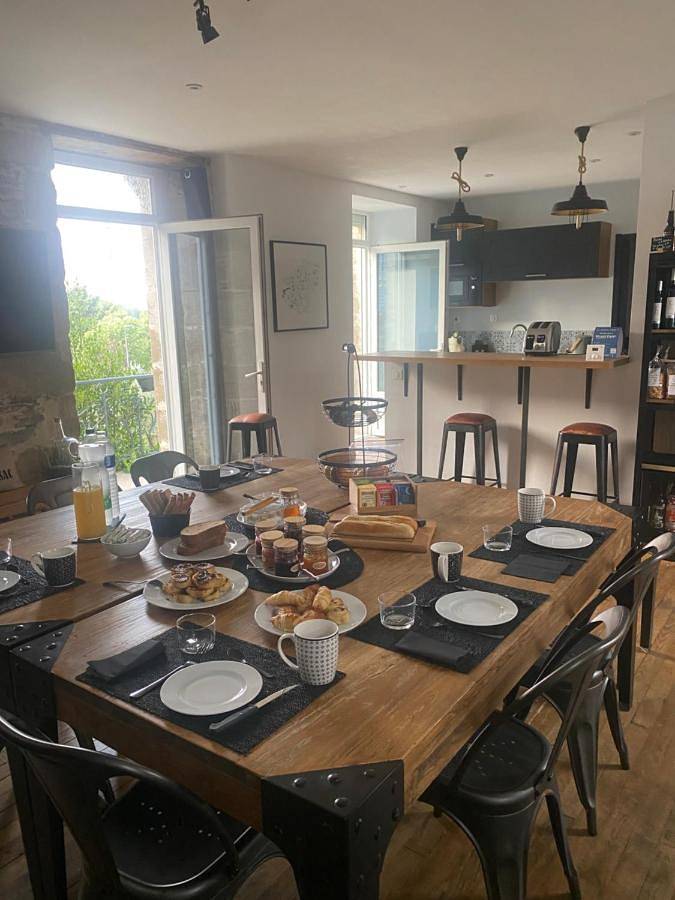 Maison d’hôte pour 2 personnes, avec Balcon et Terrasse ainsi que Jardin et Vue