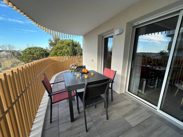 Appartement de vacances pour 4 personnes, avec piscine et terrasse - 1