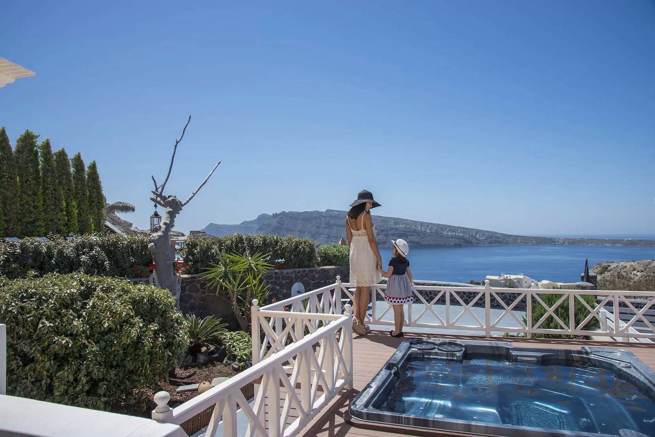 Villa für 8 Personen mit Balkon in Ormos Ammoudiou, Santorin