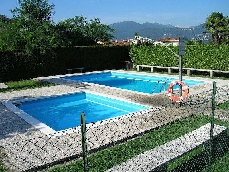 Ganze Wohnung, Nicole 1 apartment in a residence with pool in Germignaga, Lago Maggiore (Lombardei)