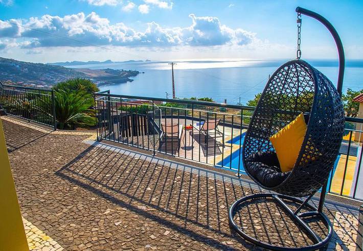 Casa rural para 10 personas, con vistas al mar además de jardín y piscina en Isla de Madeira - 4