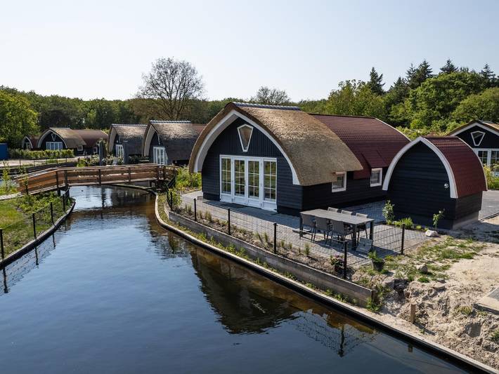 Lodge voor 6 personen, met terras, kindvriendelijk in Overijssel