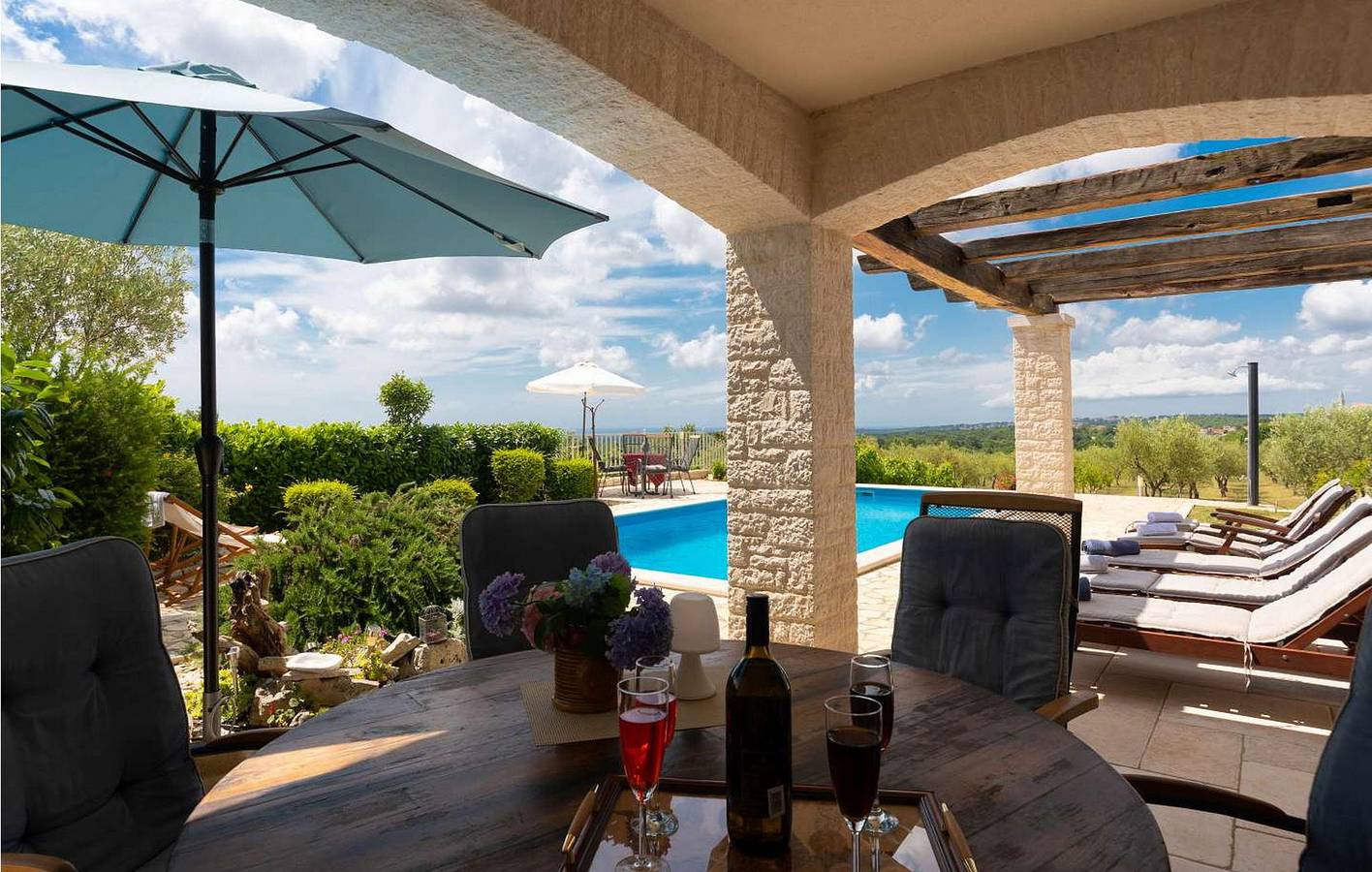 Ferienhaus für 8 Personen mit Garten in Općina Višnjan, Zentralistrien