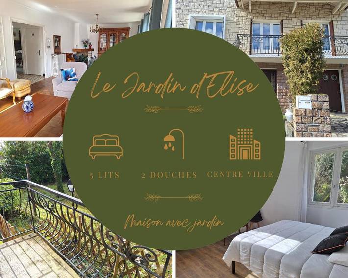 Casa de vacaciones para 10 personas, con jardín - 1