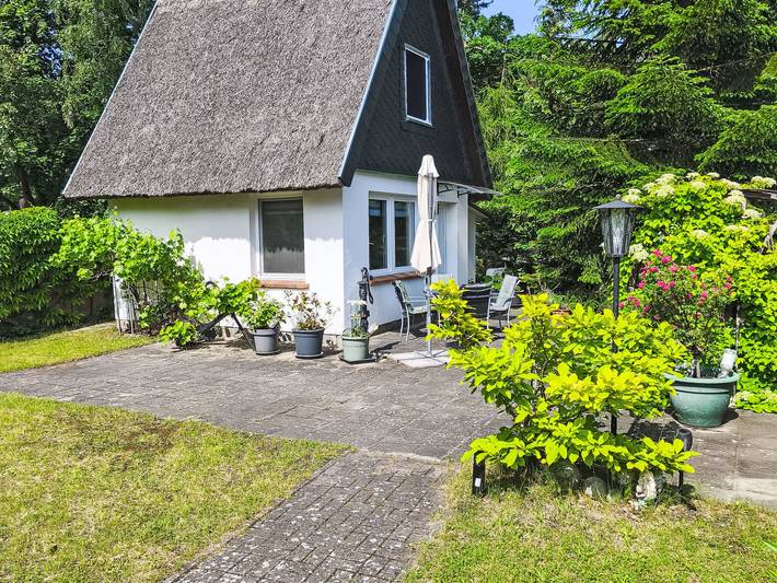 Reetgedecktes Haus in Karlshagen, Usedomer Norden