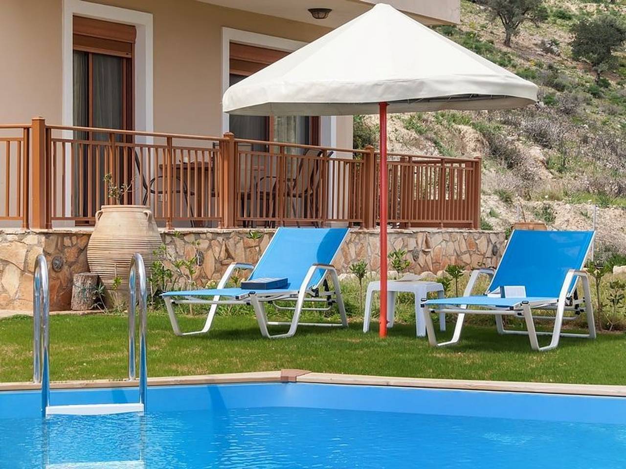 Villa für 5 Personen mit Meerblick in Triopetra, Rethymno und Umgebung
