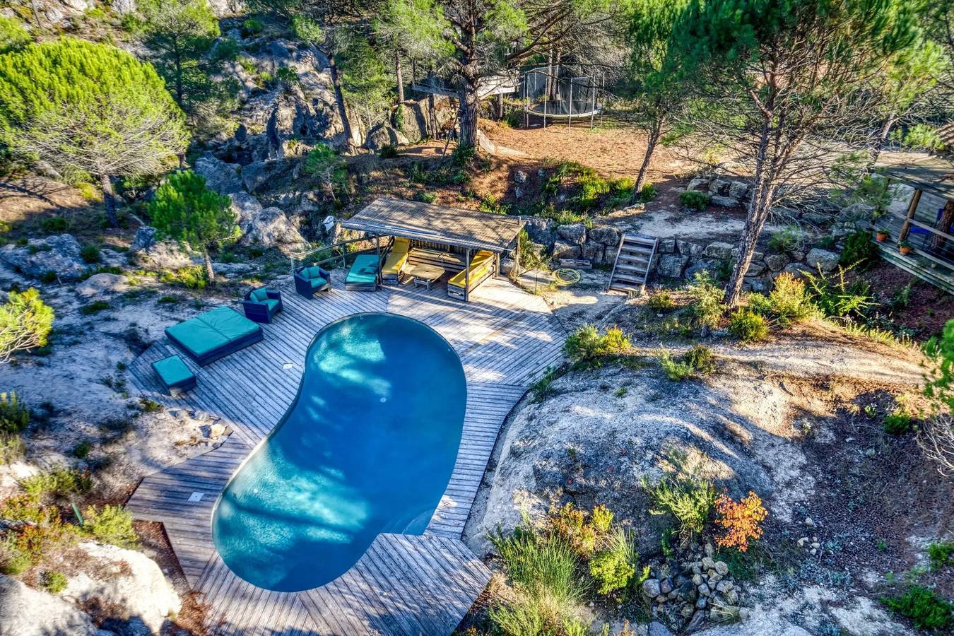 Casa vacacional «Le Sabel» con vistas a la montaña, piscina privada y Wi-Fi in Mourèze, Región de Lodève