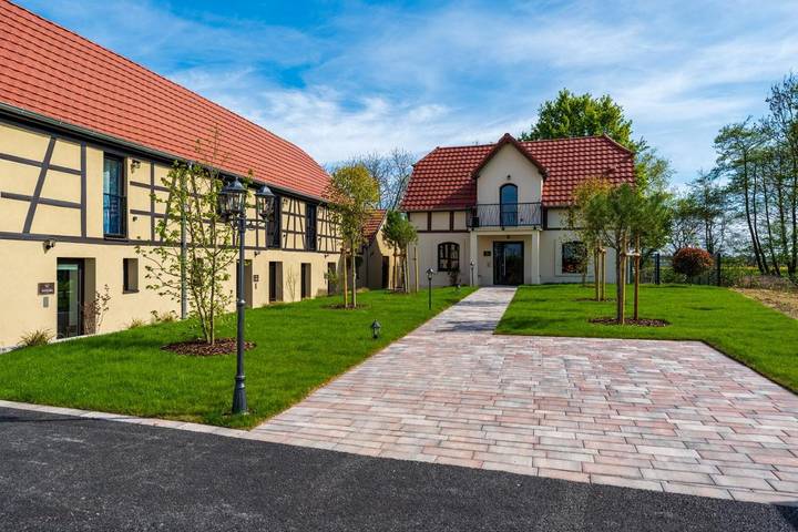 Gîte pour 3 personnes, avec terrasse à Duppigheim