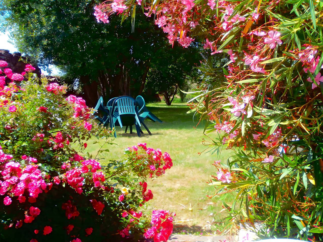 Habitación de huéspedes «Les Hortensias» con terraza, jardín compartido y Wi-Fi in Cancale, Bahía del Monte Saint-Michel