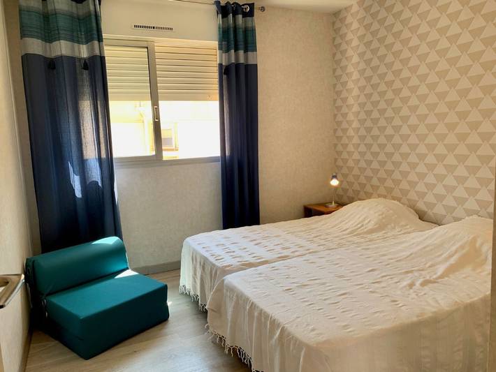 Ganze Wohnung, Klimatisierte Wohnung in Strand- und Hafennähe in Mèze, Côte d'Améthyste