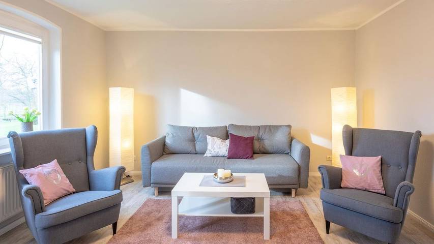 Ferienwohnung für 4 Personen, mit Terrasse und Garten in Lund (Husum)