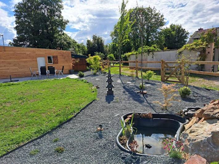 Gîte pour 4 personnes, avec jardin à L'Hôme-Chamondot