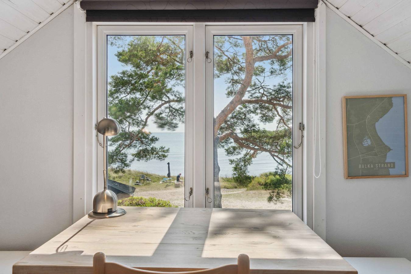 Panoramablick und Dänemarks bester Strand in Balka, Bornholm