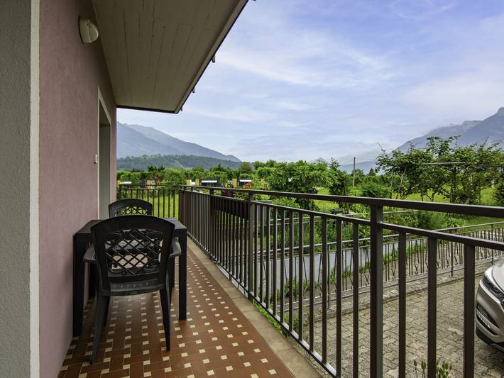 Ferienwohnung für 4 Personen, mit Garten und Ausblick sowie Balkon am Caldonazzosee