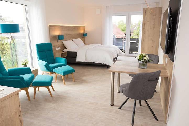 Ferienhaus für 2 Personen, mit Balkon und Garten in Dinklage