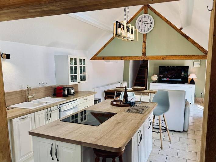 Location de vacances pour 6 personnes, avec vue et jardin, animaux acceptés à Le Bec-Hellouin - 4