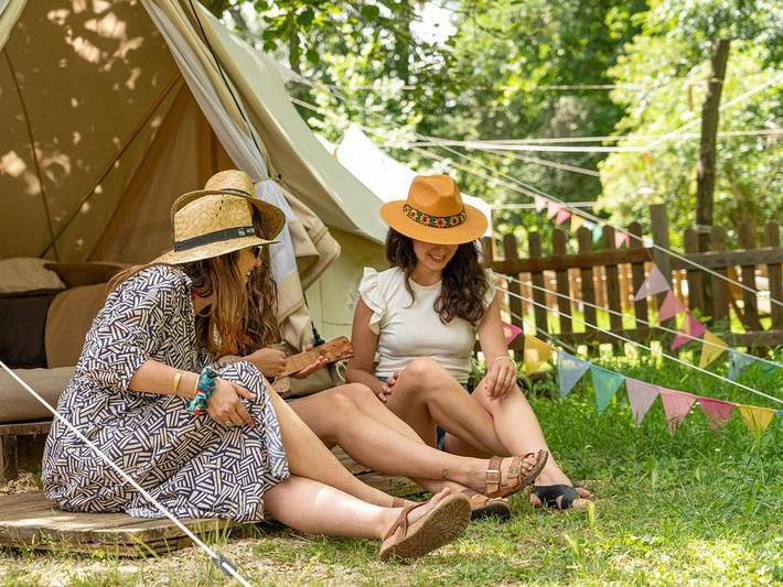 Tente pour 4 personnes, avec Bassin pour enfant dans l' Hérault - 4