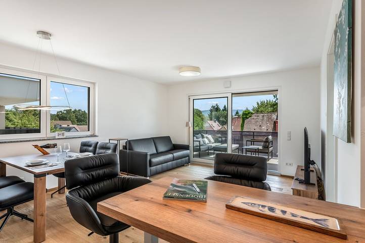 Ganze Wohnung, Ferienwohnung Berg und See -  moderne Wohnung mit Rundblick am Bodensee genießen in Lindau, Bayerisch Schwaben