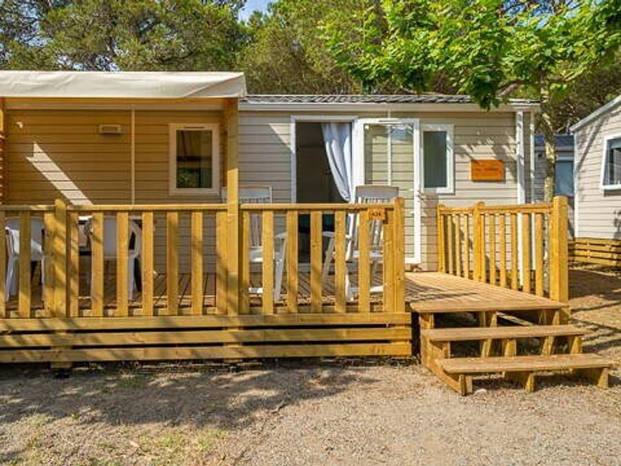 Camping Playa Brava - Mobilhome 4 personnes - Mobil-home | Comfort | 2 Ch. | 4 Pers. | Terrasse surélevée | Clim. in Pals, Costa Brava